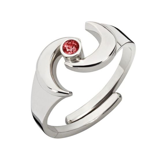 Bild von Ring RING DER ERDGÖTTIN - roter Saphir