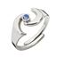 Picture of Ring RING DER ERDGÖTTIN - blauer Saphir