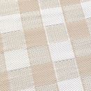 Bild von Gingham Natural Outdoor Rug