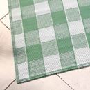 Picture of Gingham Green Outdoor Rug
