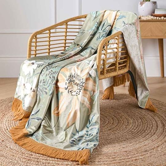 Picture of Sagara Green 130x180cm Throw