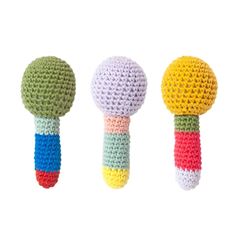 Image de Crochet Rattles Mini Assorted 3 designs, VE-12