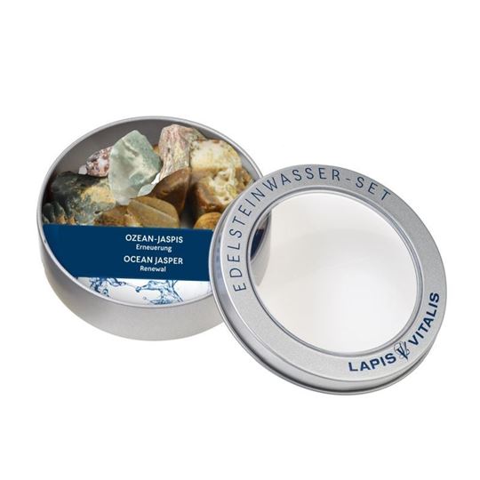 Image sur Wassersteine in Geschenkdose - Ozeanjaspis
