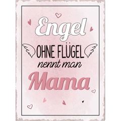 Immagine di Schild Engel ohne Flügel nennt man Mama, 26 × 35 cm