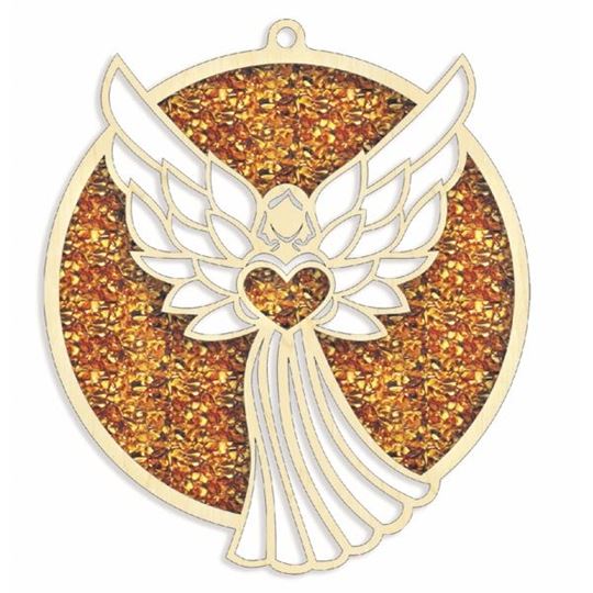 Image sur Herzengel Bernstein-Suncatcher, Ø 11 cm