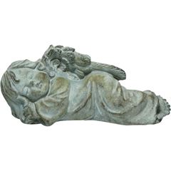 Bild von Schlafendes Engelchen, Stein, 17 cm