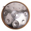 Immagine di Handpan silber 12 Töne 432Hz