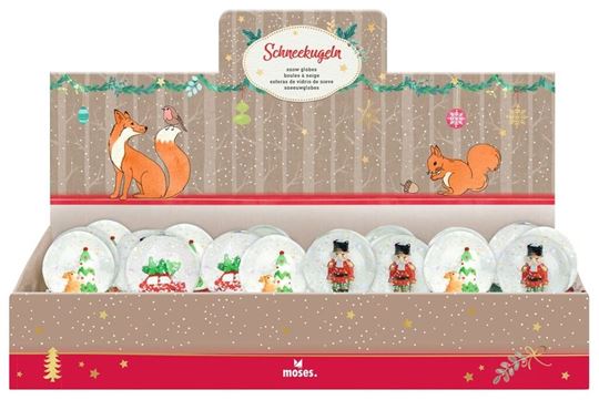 Picture of Glitzer-Schneekugel Winterwunder, VE-16