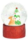 Picture of Glitzer-Schneekugel Winterwunder, VE-16