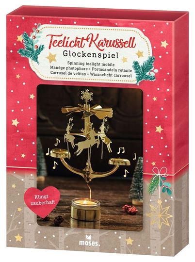 Immagine di Teelicht-Karussell Glockenspiel , VE-4