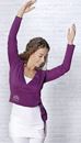Bild von Wickeljacke langarm, viola, von The Spirit of OM
