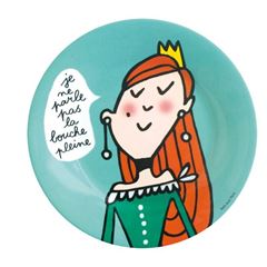 Picture of dessertteller prinzessin je ne parle pas..., VE-6