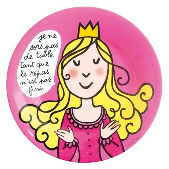 Bild von dessertteller prinzessin je ne sors pas de table..., VE-6