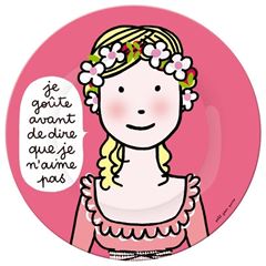 Picture of dessertteller prinzessin je goûte avant de dire..., VE-6
