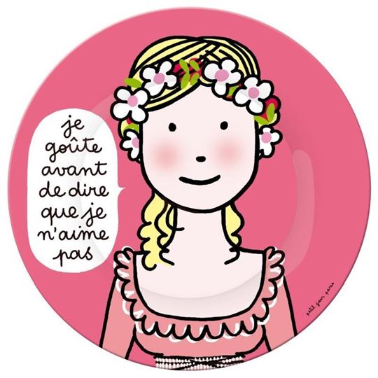 Picture of dessertteller prinzessin je goûte avant de dire..., VE-6