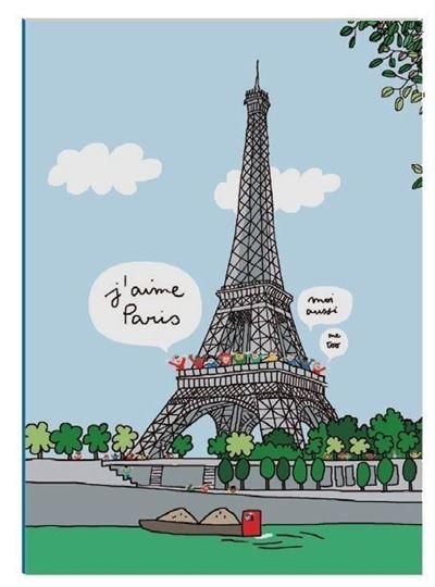 Immagine di grosses heft mit lasche paris, VE-6