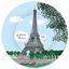 Immagine di dessertteller paris tour eiffel seine, VE-6