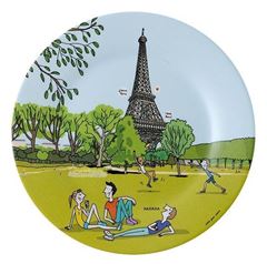 Bild von dessertteller paris tour eiffeil champs de mars, VE-6