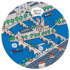 Bild von dessertteller paris notre dame, VE-6