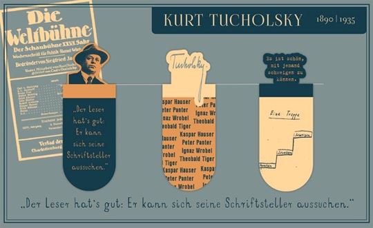 Image sur libri_x Lit. Magnetlesezeichen Kurt Tucholsky, VE-6