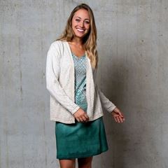 Image de Strickjacke Mein Glück in naturweiss von The Spirit of OM