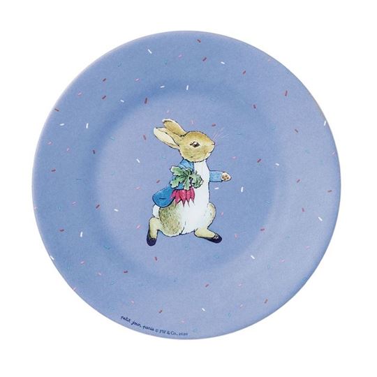 Bild von dessertteller peter hase blau, VE-6