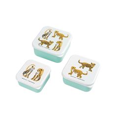 Immagine di les jaguars - set of 3 lunch boxes , VE-4