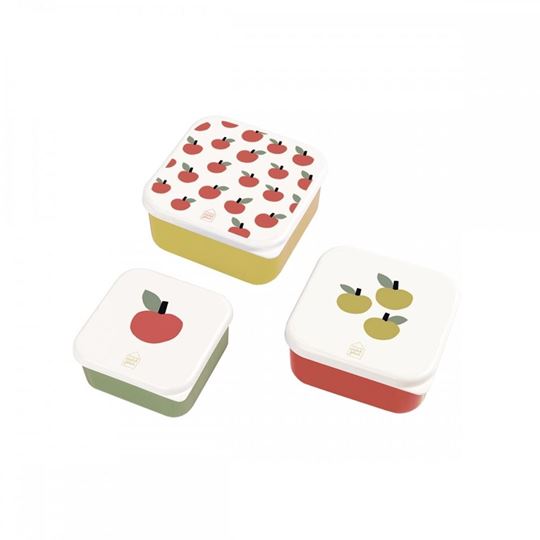Bild von 3 lunch boxes les pommes, VE-4