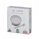 Bild von schale mit saugboden und löffel les lapins, VE-3
