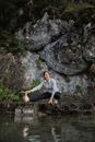 Immagine di Damenjacke kieselgrau von The Spirit of OM