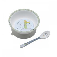 Picture of schale mit saugboden und löffel der kleine prinz, VE-3
