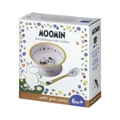 Picture of schale mit saugboden und löffel moomin, VE-3