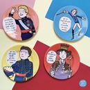 Image sur dessertteller prinz ''je demande pour sortir...'' ø 20cm, VE-6