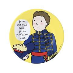 Picture of dessertteller prinz''je ne dis pas berk....'' ø 20cm, VE-6