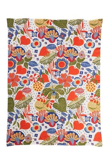 Image sur Strickdecke Flower