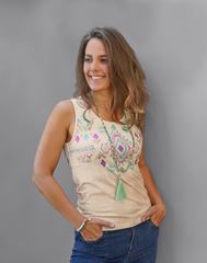 Image de Top 'be happy' natur/bunt von The Spirit of OM