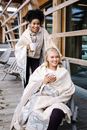 Immagine di Sweatjacke Damen - sand/nature von The Spirit of OM