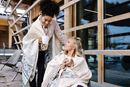 Immagine di Sweatjacke Damen - sand/nature von The Spirit of OM