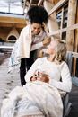 Immagine di Sweatjacke Damen - sand/nature von The Spirit of OM