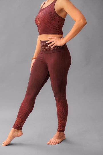 Image sur Yoga-Leggings Shakti - henna/rot von The Spirit of OM