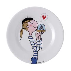 Bild von dessertteller parisienne weiss, VE-6