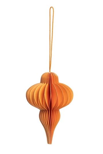 Image sur Papieranhänger ORANGE HUMMING