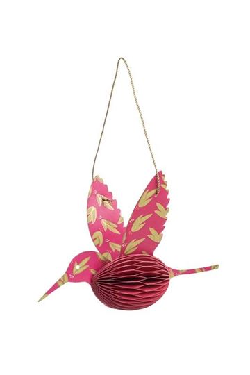 Immagine di Papieranhänger PINK HUMMINGBIRD