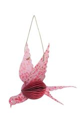 Image de Papieranhänger PINK BIRD