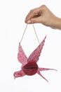 Image sur Papieranhänger PINK BIRD