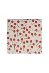 Immagine di Untersetzer VINTAGE GARDEN red