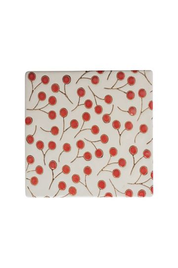 Image sur Untersetzer VINTAGE GARDEN red