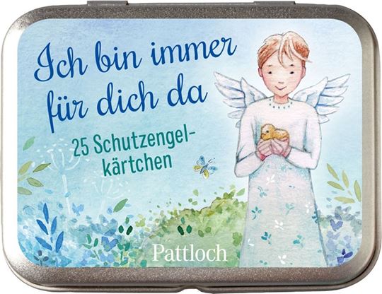 Bild von Metalldose Ich bin immer für dich da Schutzengelkärtchen