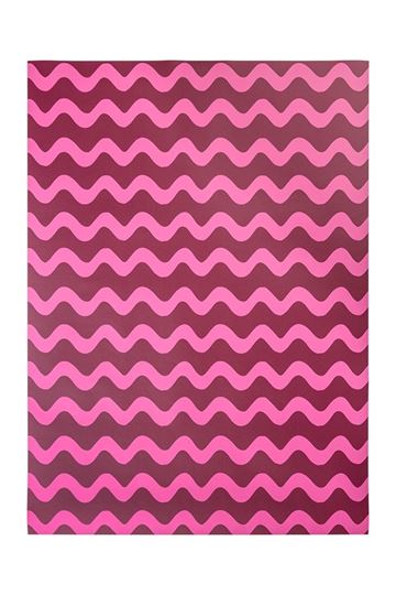 Image sur Geschenkpapier PINK WAVES