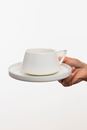 Bild von Tasse und Untertasse TINTED GRACE aqua